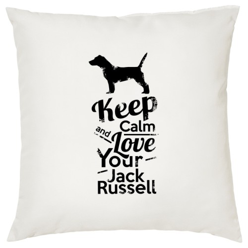 Poszewka na poduszkę Jack Russell Keep Calm