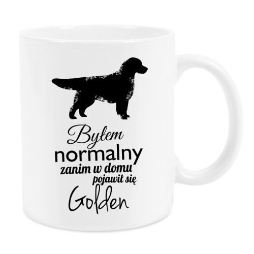 Kubek Zanim w domu pojawił się Golden Retriever 330 ml
