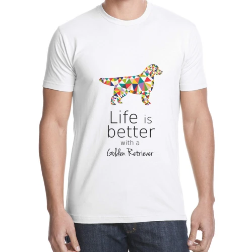 Koszulka męska T-shirt Golden Retriever