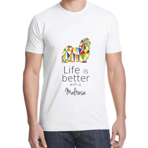 Koszulka męska T-shirt Maltańczyk
