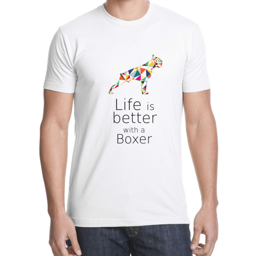 Koszulka męska T-shirt Bokser