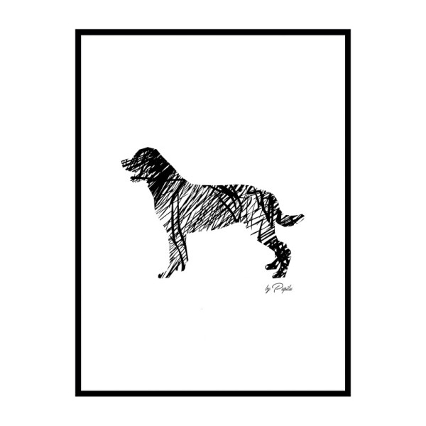 plakat-rottweiler-szkic