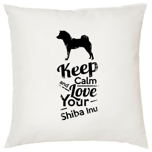 Poszewka na poduszkę Shiba Inu 40x40 Keep Calm