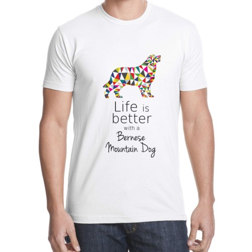 Koszulka męska T-shirt Berneński Pies Pasterski