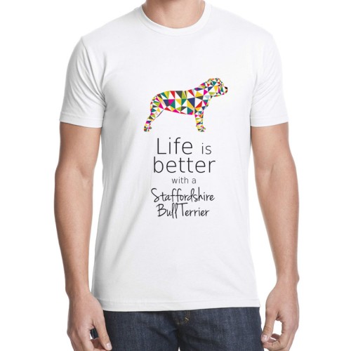 Koszulka męska T-shirt Staffordshire Bull Terrier