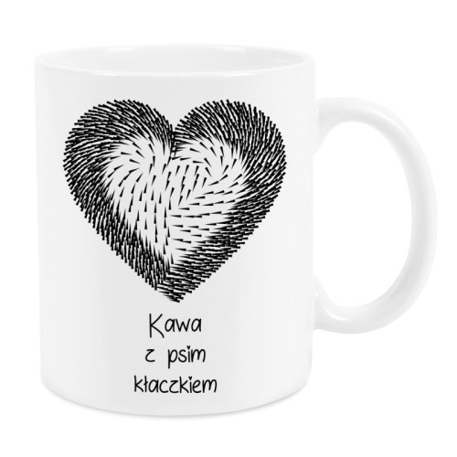 Kubek dla miłośnika psów Kubek z psim kłaczkiem 330 ml