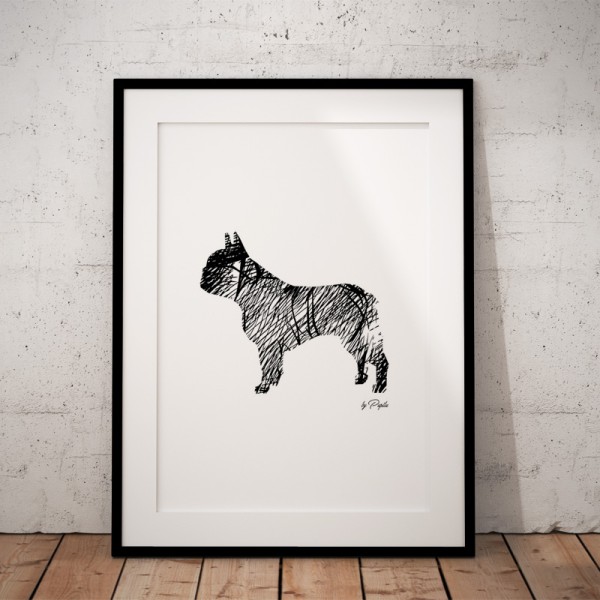 plakat-buldog-francuski