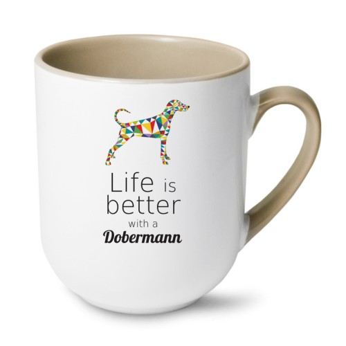 Kubek Doberman Origami 250 ml