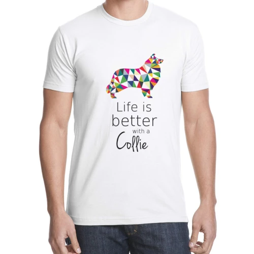 Koszulka męska T-shirt Owczarek Szkocki Collie