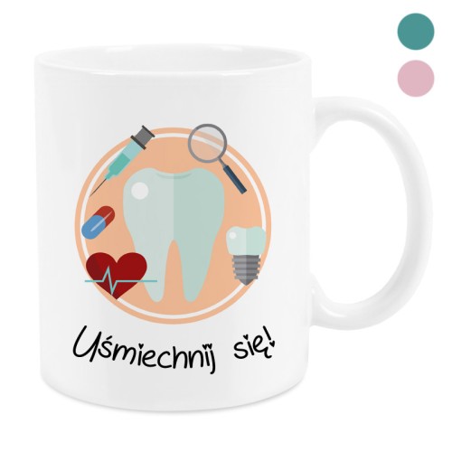 Kubek dla dentysty Uśmiechnij się 330 ml