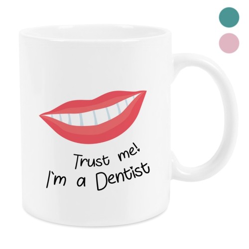 Kubek dla dentysty Zaufaj mi, jestem dentystą 330 ml