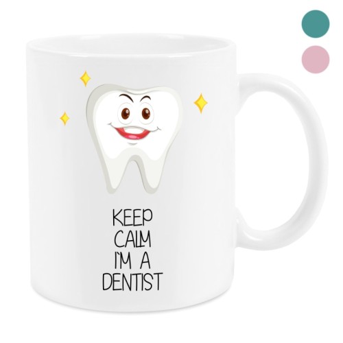 Kubek dla dentysty z nadrukiem Keep Calm 330 ml