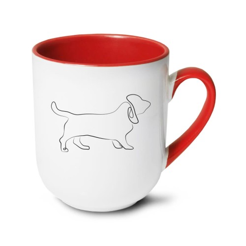 Kubek Basset Hound Line boho 250 ml