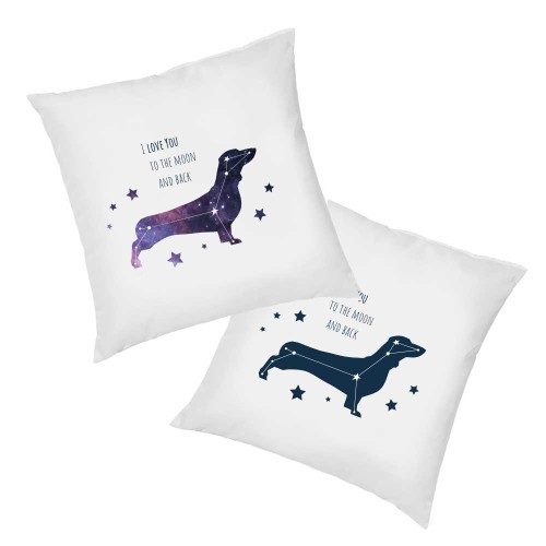 Poszewka na poduszkę 40x40 Jamnik Kosmo