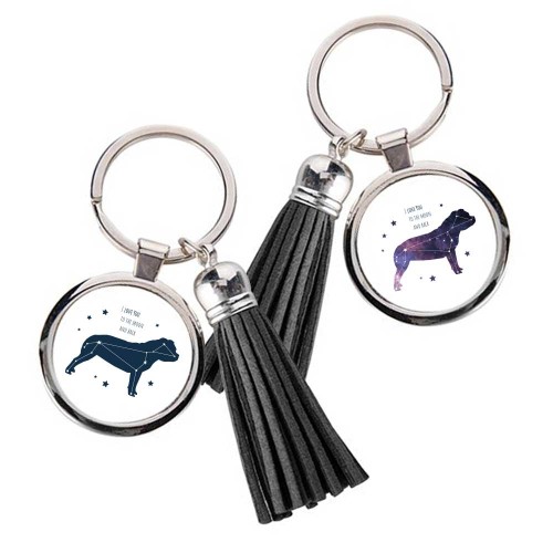 Brelok z frędzlami Staffordshire Bull Terrier Kosmo