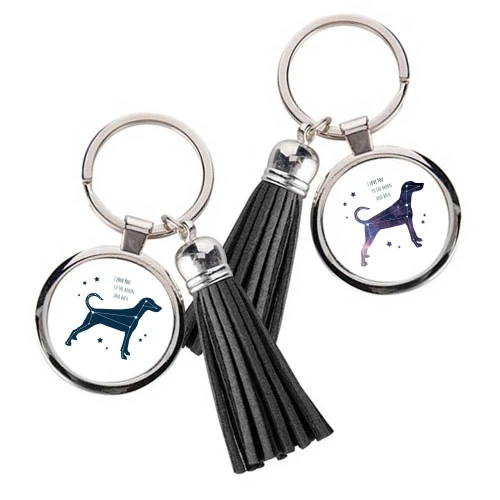 Brelok z frędzlami Doberman Kosmo