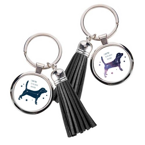 Brelok z frędzlami Beagle Kosmo