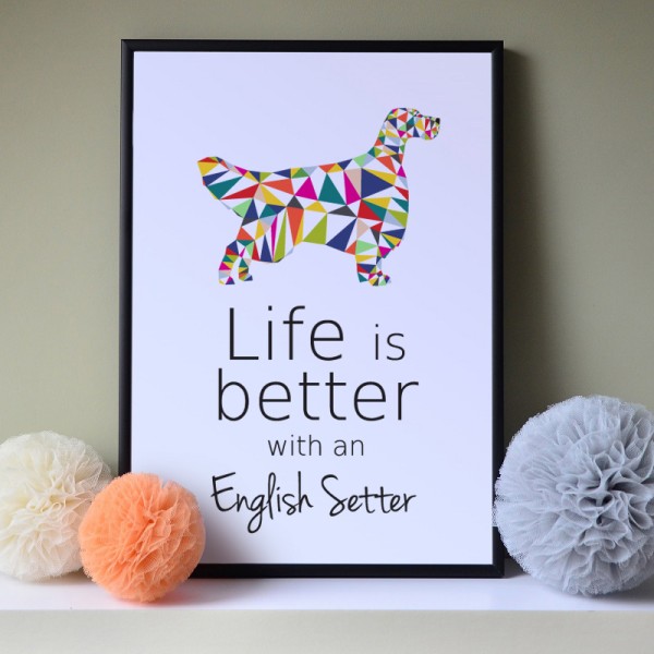 seter-angielski-plakat-a2