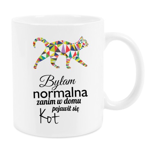Kubek Zanim w domu pojawił się Kot 330 ml