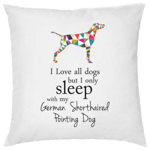 Poszewka na poduszkę Wyżeł Niemiecki 40x40 z nadrukiem Origami
