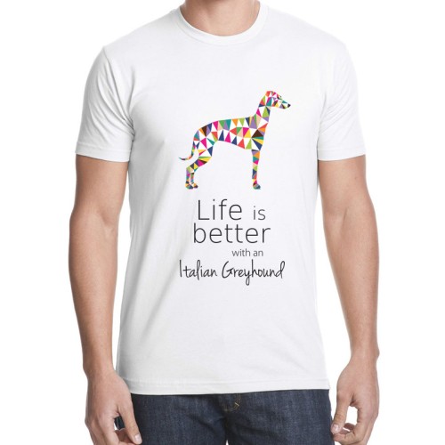 Koszulka męska T-shirt Charcik Włoski