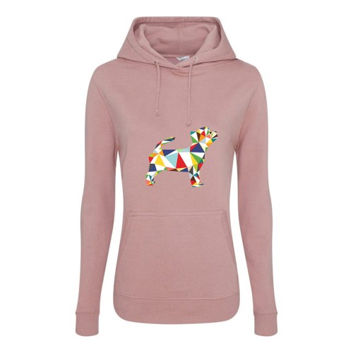 Bluza damska z kapturem Chihuahua Origami