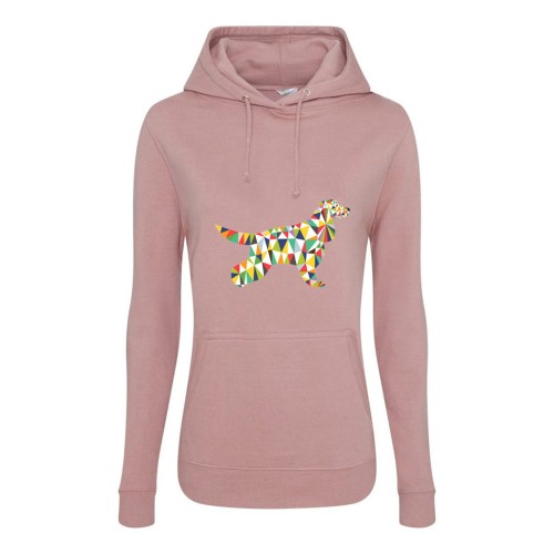 Bluza damska z kapturem Cocker Spaniel Origami