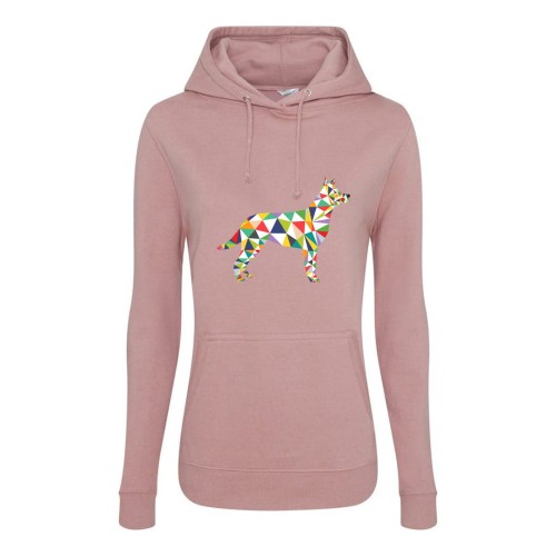 Bluza damska z kapturem Australian Kelpie Origami