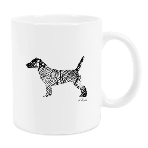 Kubek z psem Jack Russell Art 330 ml