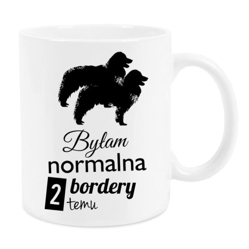 Kubek Border Collie Kilka psów temu 330 ml