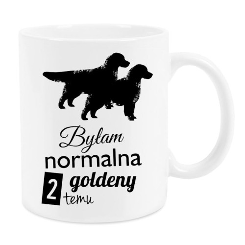 Kubek Golden Retriever Kilka psów temu 330 ml