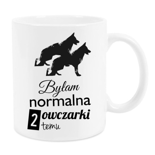 Kubek Owczarek Niemiecki Kilka psów temu 330 ml