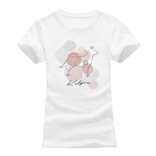 Taliowana koszulka damska AUSTRALIAN KELPIE kolekcja Boho