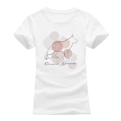 Taliowana koszulka damska OWCZAREK NIEMIECKI kolekcja Boho