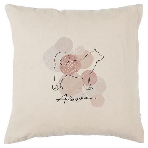 Beżowa poszewka na poduszkę Alaskan 40x40 boho Line