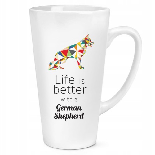 Kubek LATTE DUŻY 450 ML Owczarek Niemiecki