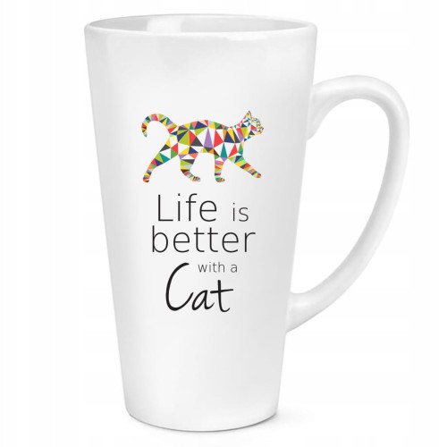 Kubek LATTE DUŻY 450 ML Kot