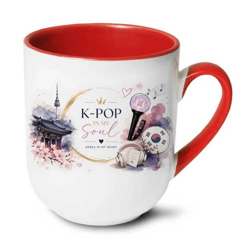 Kubek dla fanki K-pop Korea K-drama Lighstick BTS