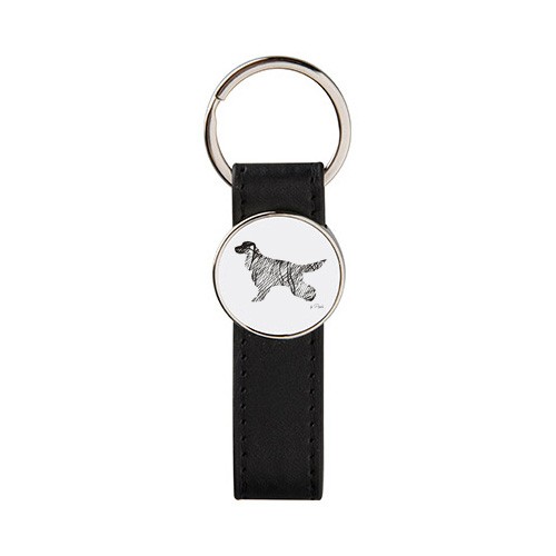 Brelok metal ekoskóra Cocker Spaniel