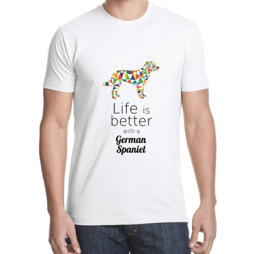 Koszulka męska T-shirt Płochacz Niemiecki
